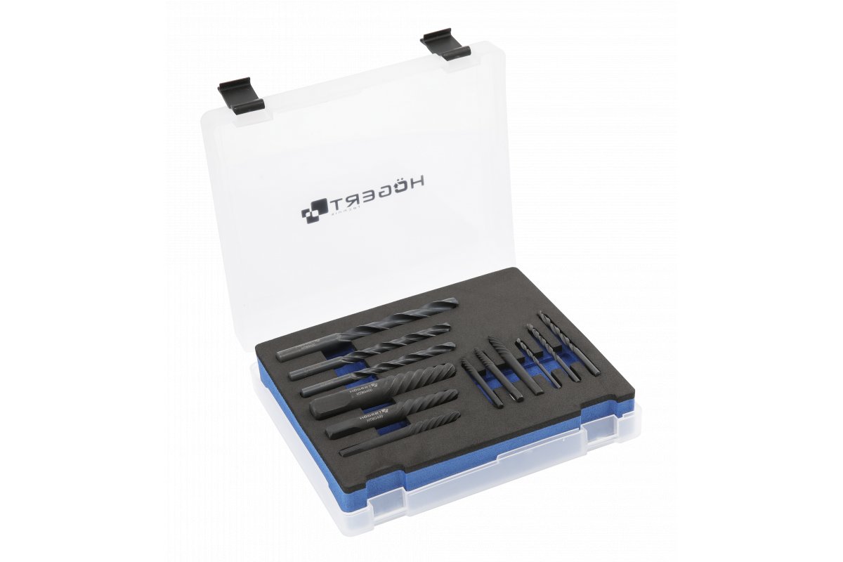 Extracteurs de vis Hogert HT8G400; 12 unités