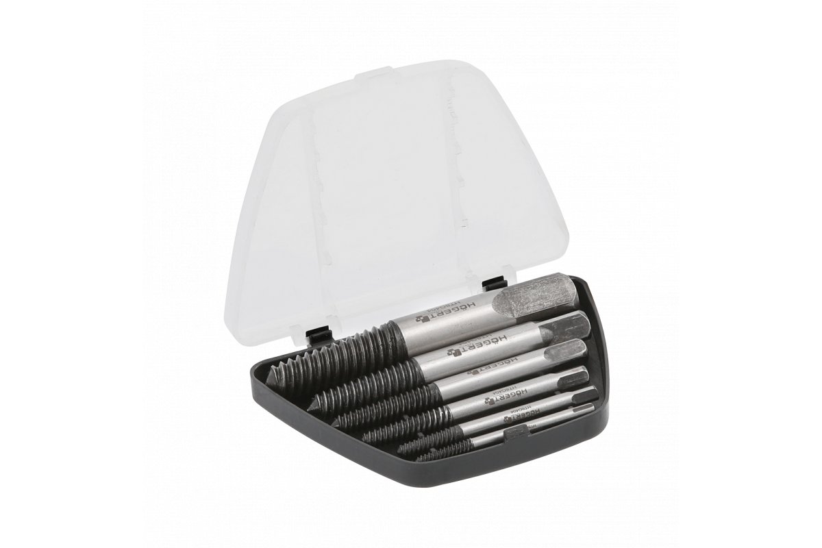 Extracteurs de vis Hogert HT8G404; M3-M25; 6 unités