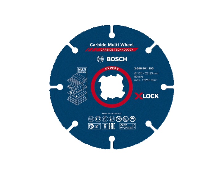 Scie circulaire Bosch 2608901193; 125x22,23 mm; X-Lock