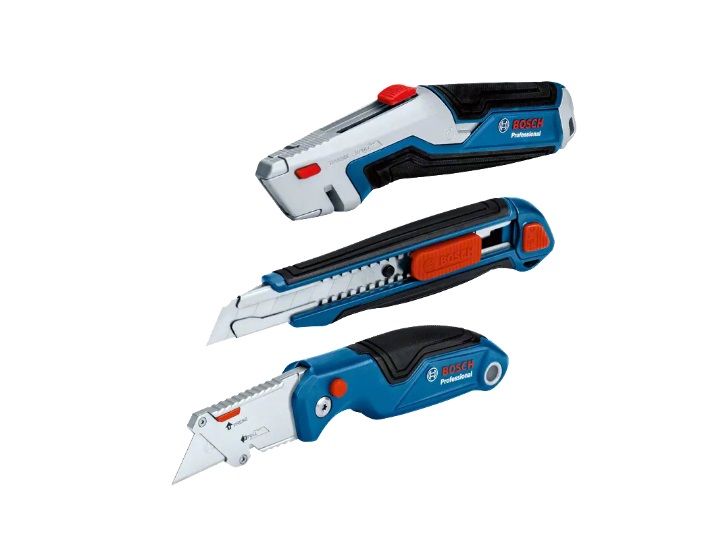 Couteau avec lames remplaçables Bosch 1600A027M4; 3 unités
