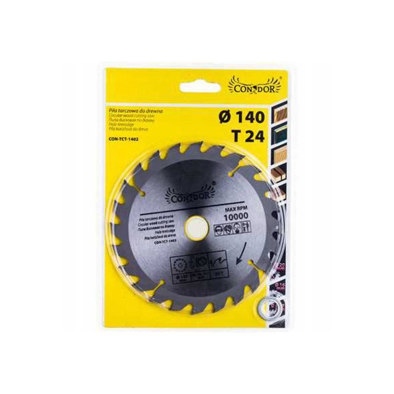 Lame de scie Condor CON-TCT-1402; 140 mm; Z24