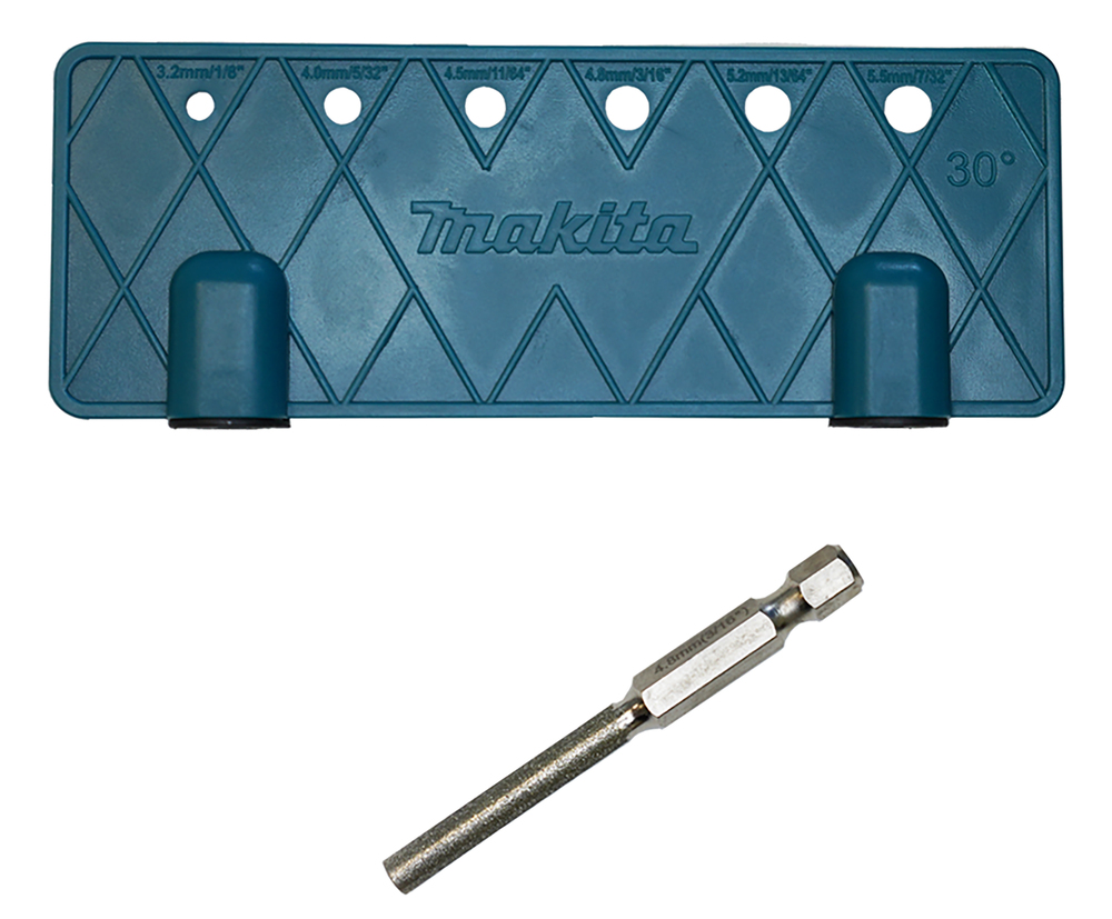 Ensemble d'affûtage Makita D-75633; 4,8 mm