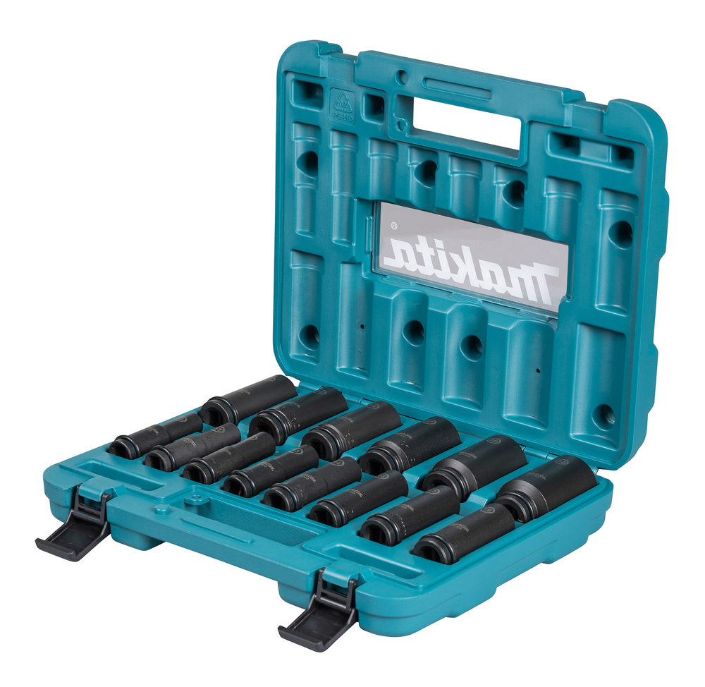 Jeu de clés à douille Makita E-16586; 1/2''; 10-32 mm; 14 unités