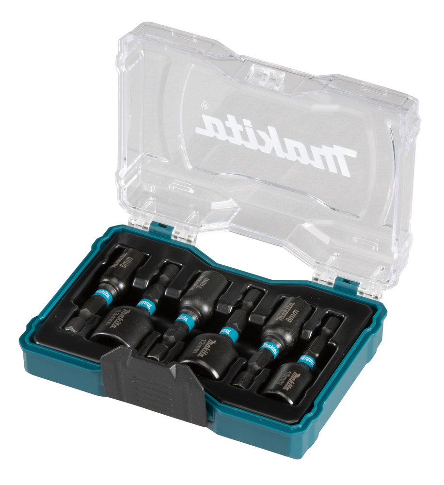 Jeu de clés à douille Makita E-15768; 1/4''; 6-13 mm; 6 unités