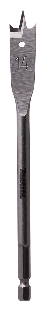 Foret de forme à plumes pour le bois Makita E-17217; 1/4''; 14x150 mm