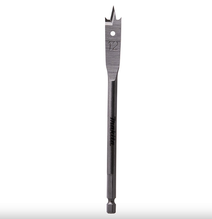 Foret de forme à plumes pour le bois Makita E-17192; 1/4''; 12x150 mm