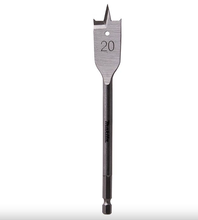 Foret de forme à plumes pour le bois Makita E-17251; 1/4''; 20x150 mm