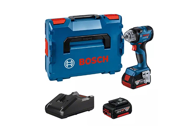 Clé à chocs Bosch GDS 18V-330 HC Professional; 18 V; 2x5,0 Ah accu. + L-Boxx 136