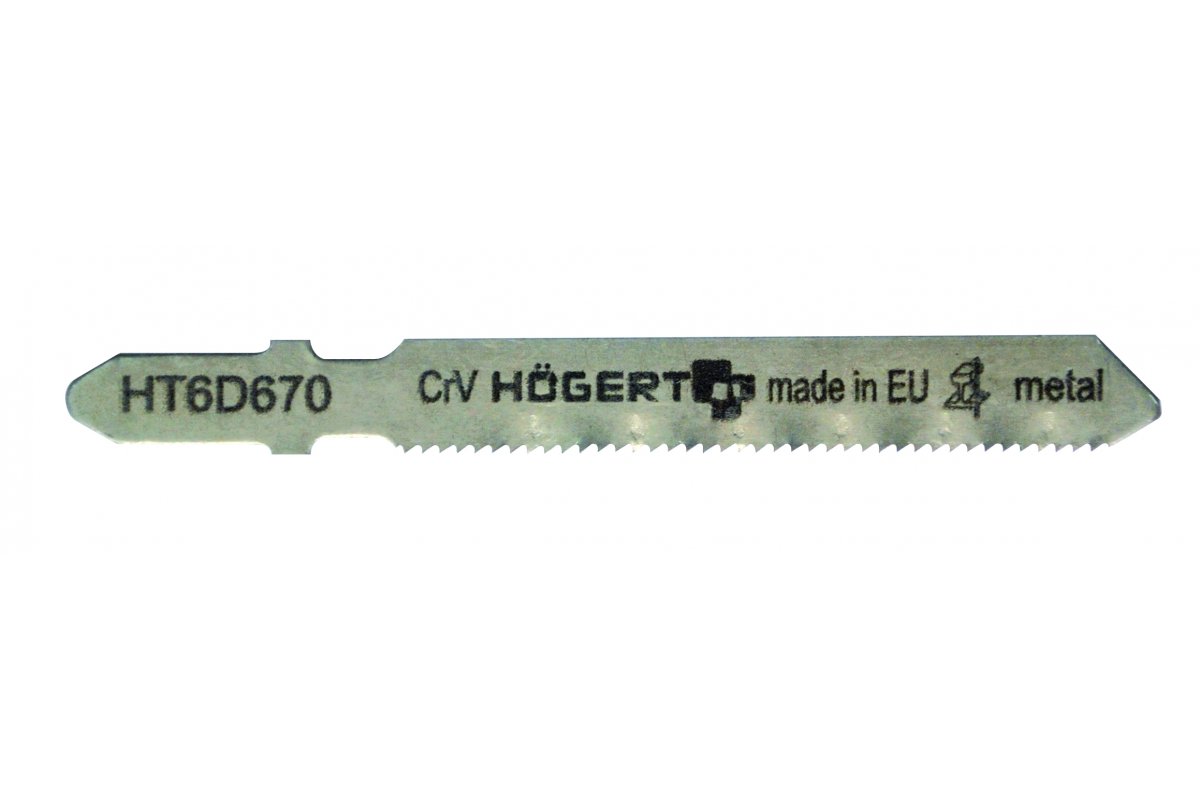 Lame de scie sauteuse Hogert HT6D670-2; 75 mm; 2 unités