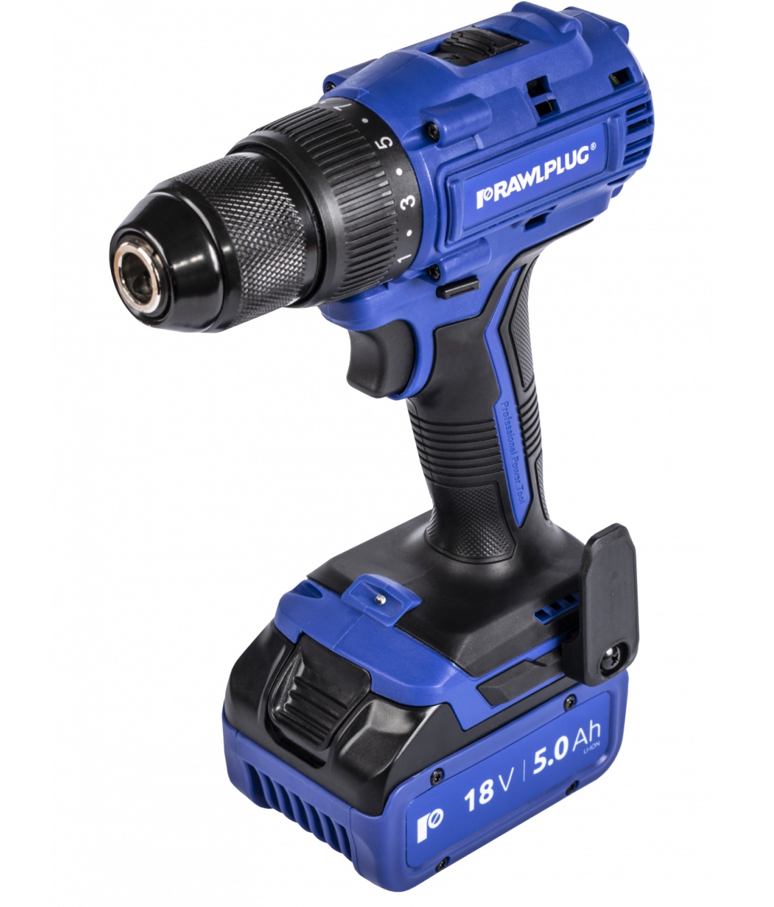 Perceuse RawlPlug R-PDD18-70-XL2; 18 V; 2x5,0 Ah accu.