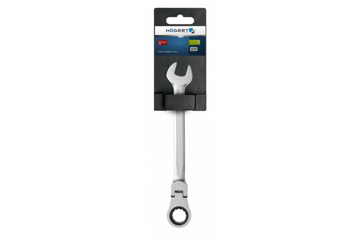 Clé à cliquet Hogert HT1R053; 13 mm