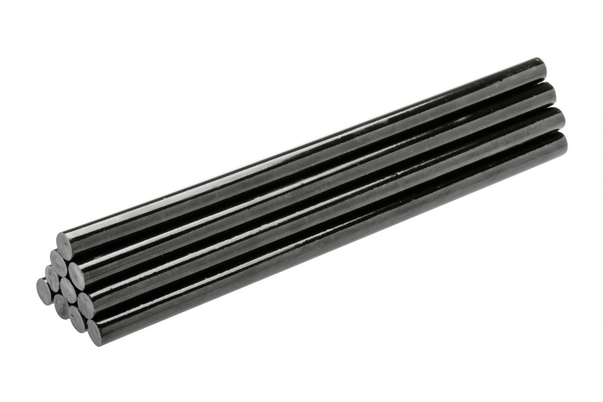 Bâton de colle Hogert HT2C138; 11,2x250 mm; 12 des unités; noir