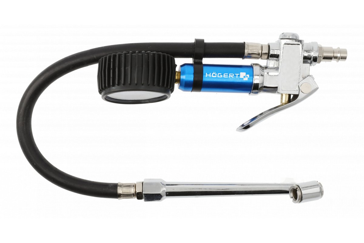 Soufflette à pneu avec manomètre Hogert HT4R758