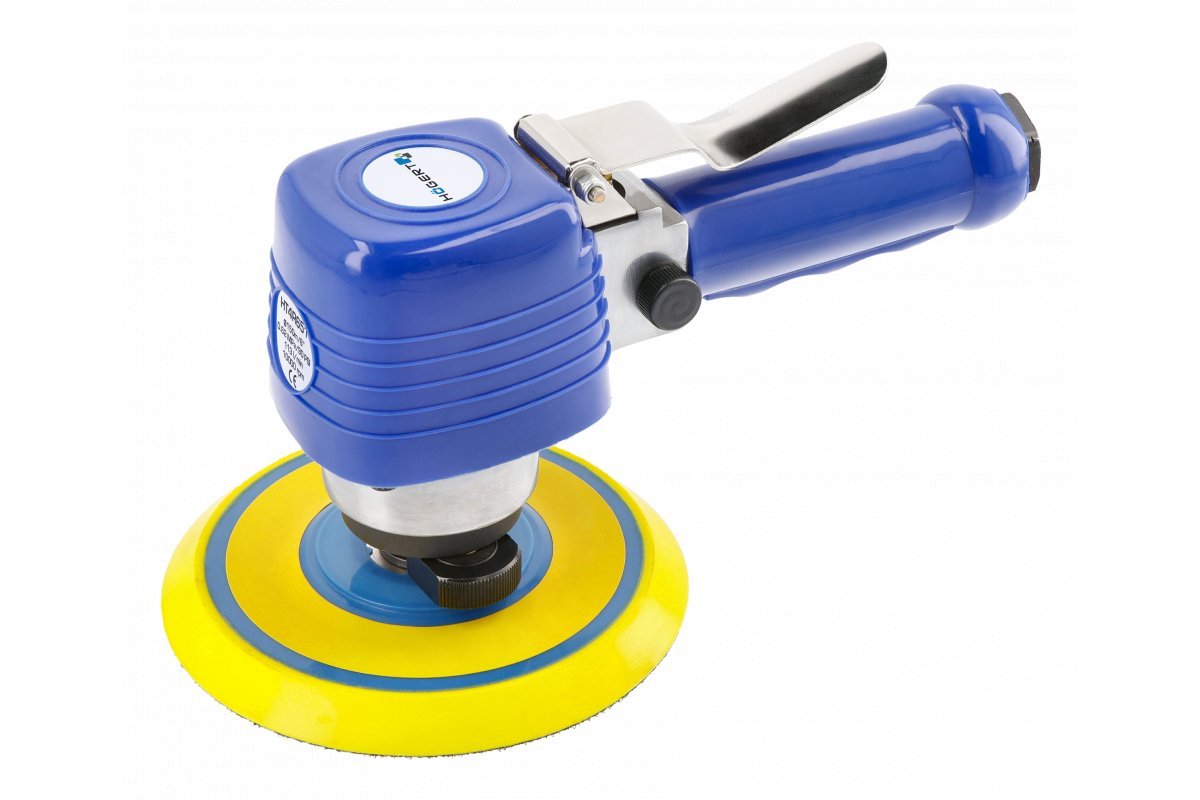 Ponceuse orbitale aléatoire pneumatique Hogert HT4R651; 150 mm