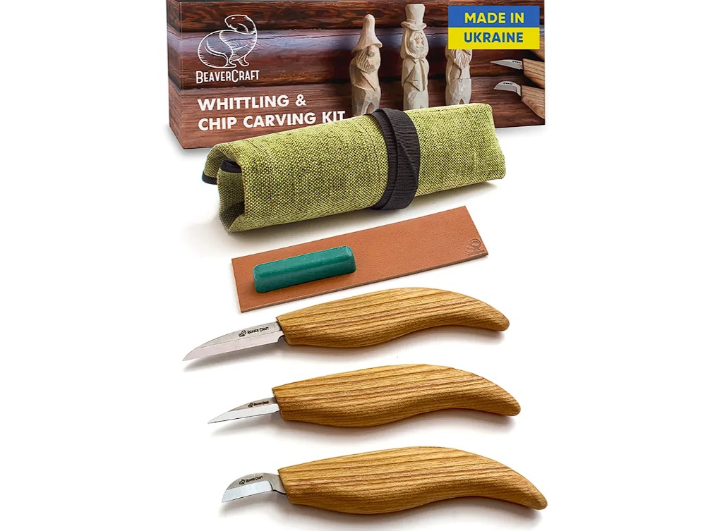 Kit de sculpture BeaverCraft S15; 5 pcs .; pour la sculpture sur bois