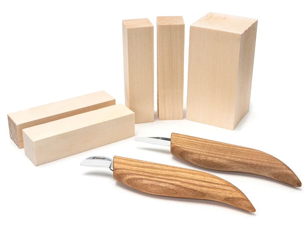 Kit de sculpture BeaverCraft S16; 7 pcs .; pour la sculpture sur bois