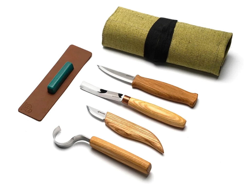 Kit de sculpture BeaverCraft S43; 6 pcs .; pour la sculpture à la cuillère et autres produits en bois