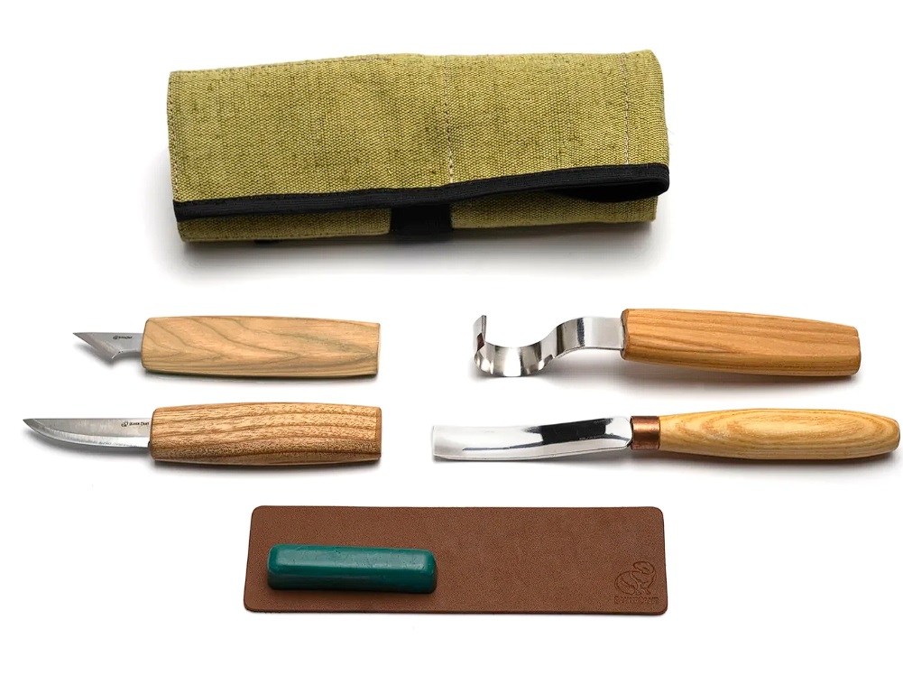 Kit de sculpture BeaverCraft S49; 6 pcs .; pour la sculpture à la cuillère et autres produits en bois