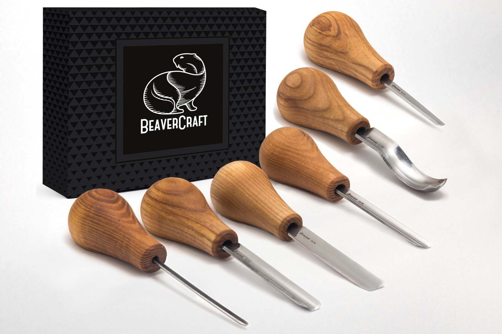 Kit de sculpture BeaverCraft SC05; 6 pcs .; pour la sculpture sur bois