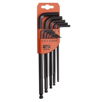 Clé hexagonale Bahco BE-9780; 0,050-5/16''; 12 unités