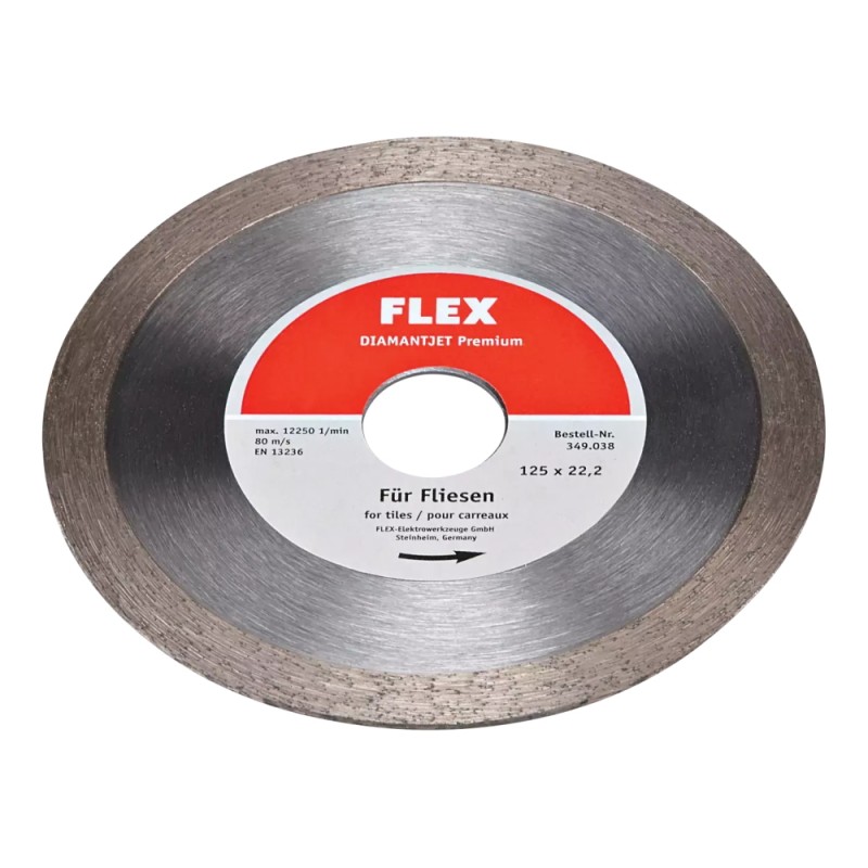 Disque à tronçonner diamanté Flex 349038; 125x22,2 mm