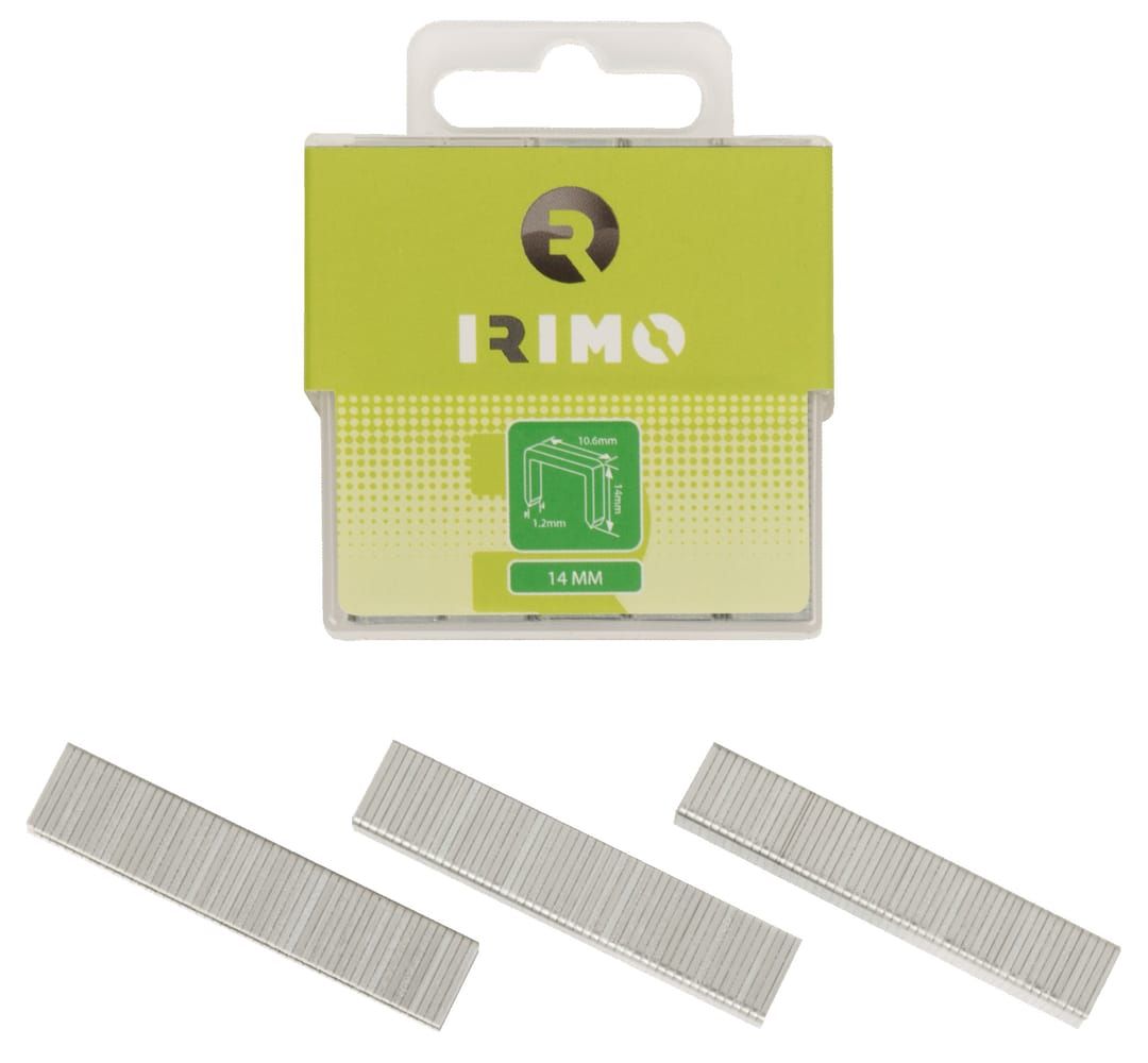 Agrafes Irimo 560-HD-08; 8 mm; 1000 pcs .; TYP 140