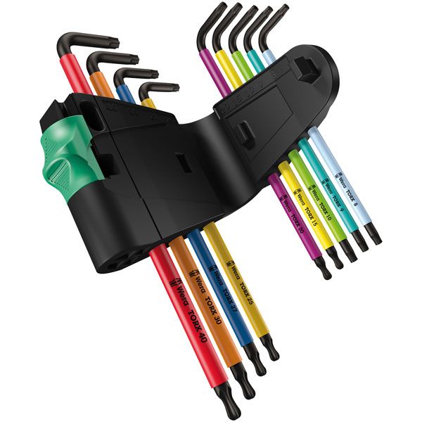 Clé hexagonale Wera WE05073599001; TX8-TX40; 9 unités