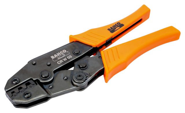Pince à sertir pour œillets et contacts de câbles isolés Bahco CR_W_03; 225 mm