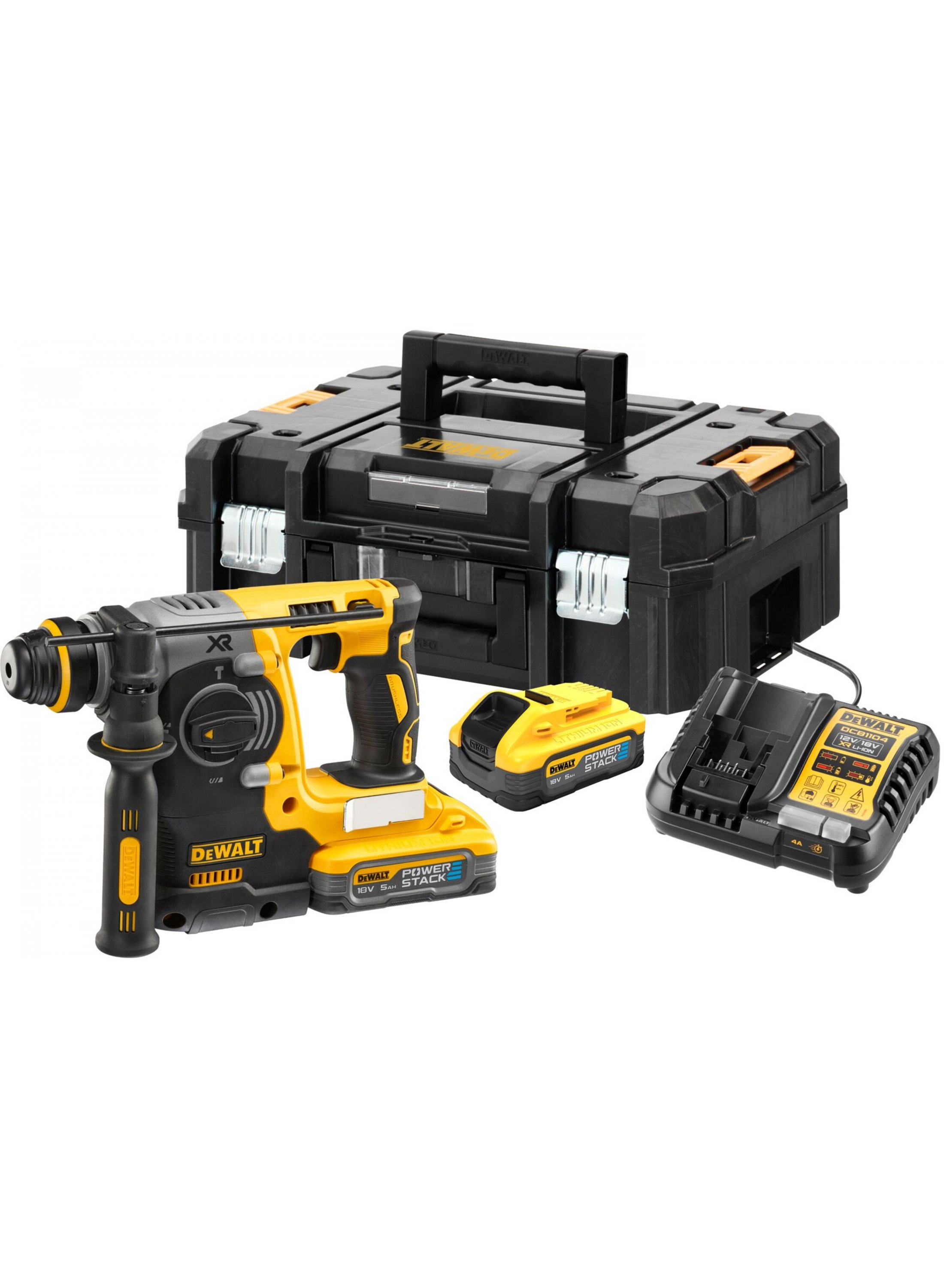 Marteau perforateur DeWalt DCH273H2T-QW; 2,1 J; SDS-Plus; 18 V; 2x5,0 Ah accu.