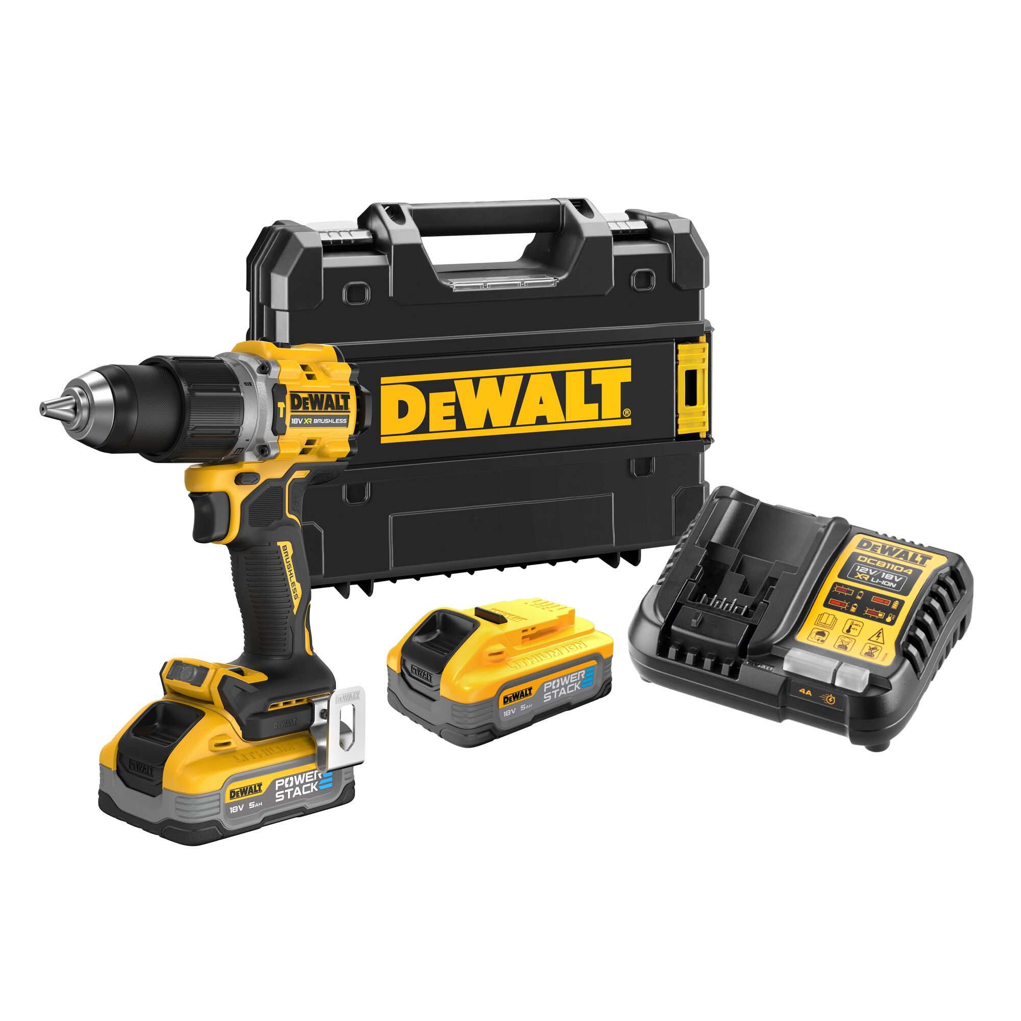 Perceuse DeWalt DCD805H2T-QW; 18 V; 2x5,0 Ah accu.
