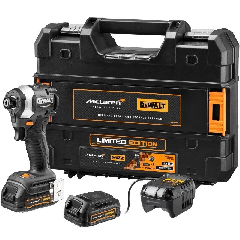 Clé à chocs DeWalt DCF85ME2GT-QW; 18 V; 2x1,7 Ah accu.