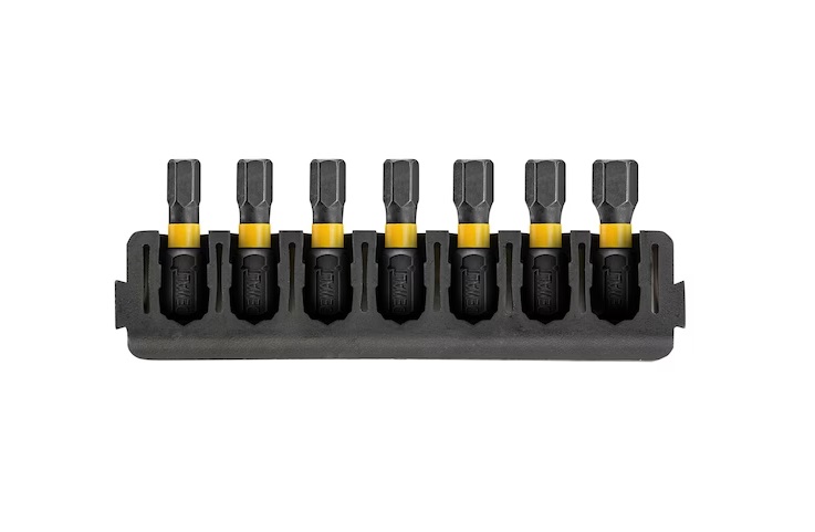 Jeu d'accessoires de tournevis DeWalt DT70806-QZ; 7 unités