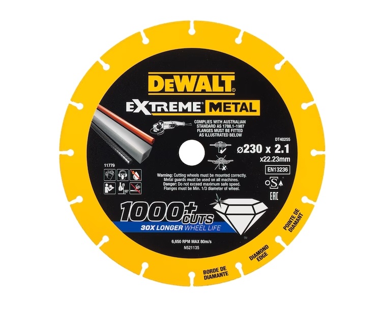 Disque à tronçonner diamanté DeWalt DT40255-QZ; 230x22,23 mm