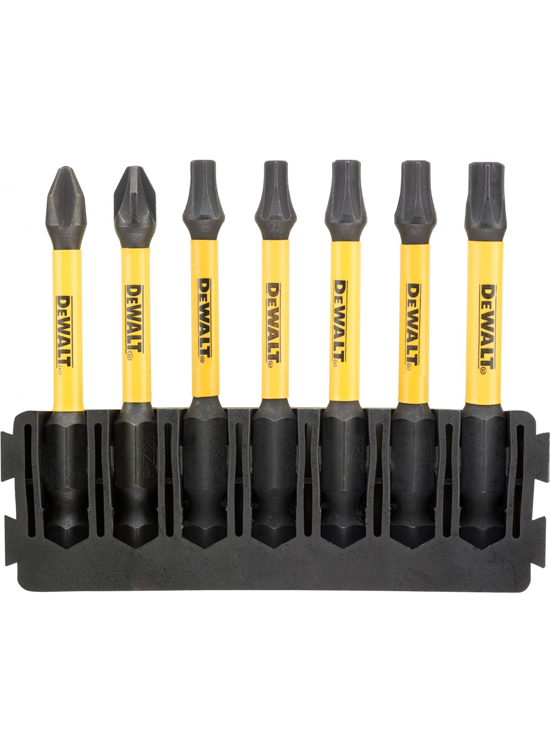 Jeu d'accessoires de tournevis DeWalt DT70820-QZ; 7 unités