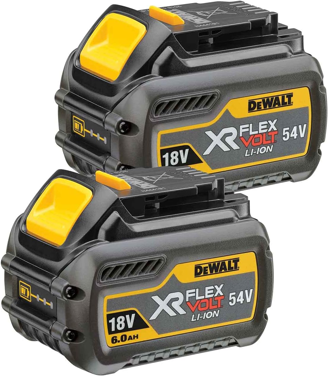 Batterie DeWalt DCB546T2-XJ; 18/54 V; 6,0 Ah; Li-ion; 2 unités