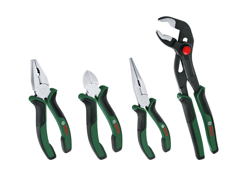 Set de pinces Bosch 1600A02W7K; 4 unités