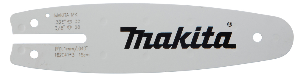 Rail de guidage pour tronçonneuse Makita 1912F1-4; 6''; 15 cm; .325''; 32; 1,1 mm