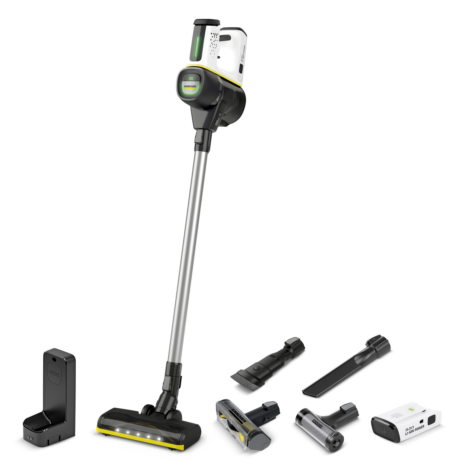 Aspirateur sans fil Karcher VC 7 Signature Line; 25,2 V; 2x2,5 Ah accu.