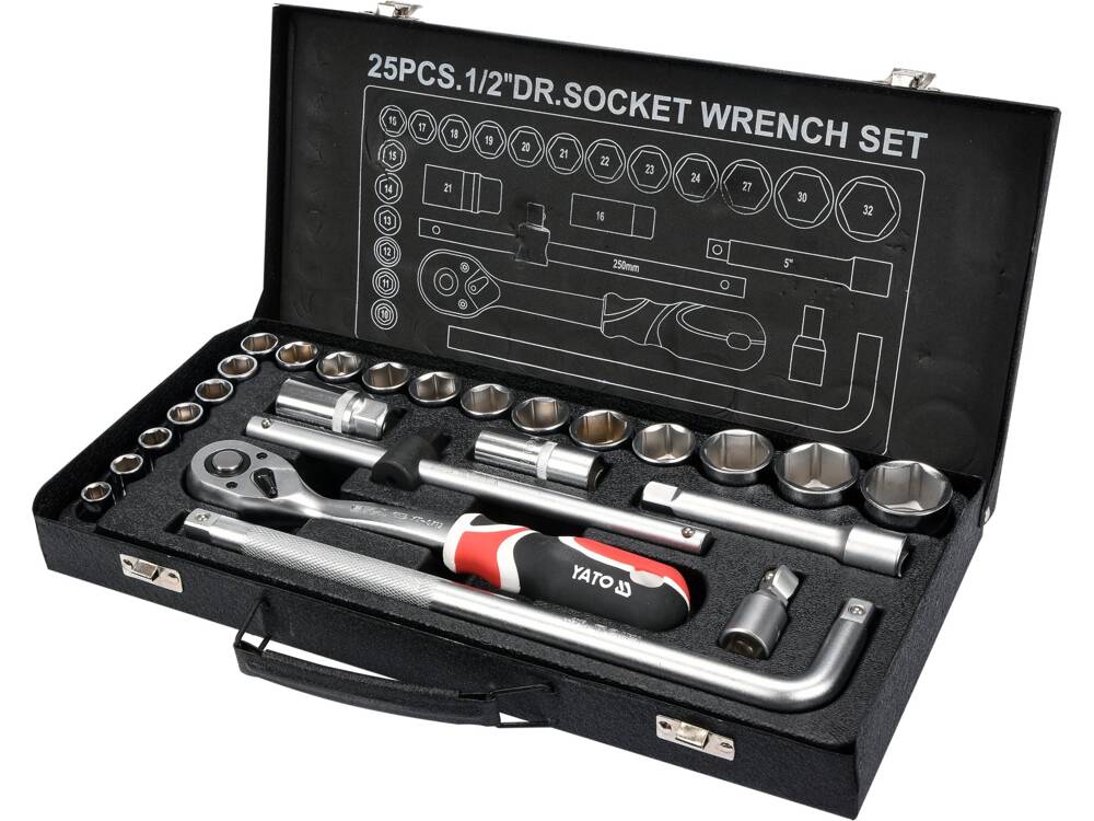 Ensemble d'outils Yato YT-12671; 25 unités