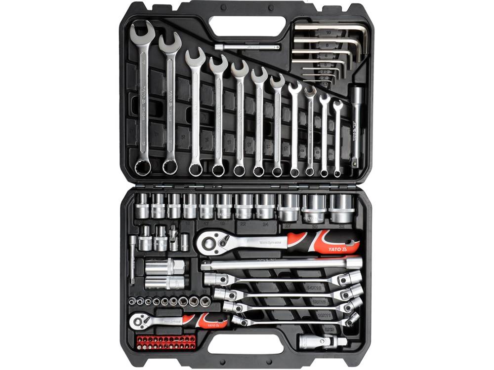 Ensemble d'outils Yato YT-38781; 77 unités