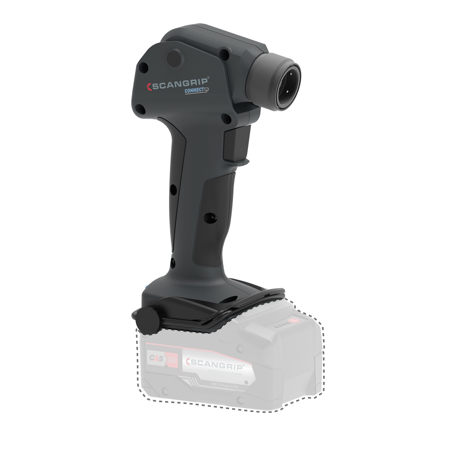 Lampe de poche sans fil Scangrip 03.5696C; 18 V (sans batterie et chargeur)