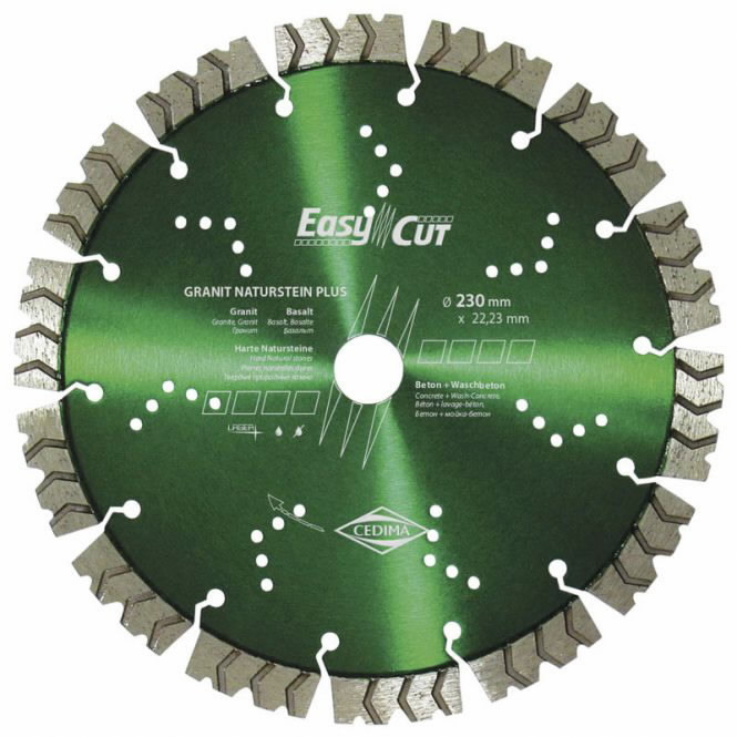 Disque à tronçonner diamanté Cedima 50007051; 400 mm