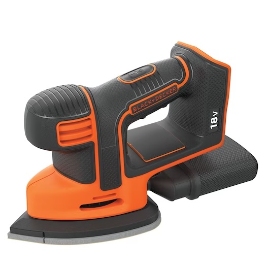 Multisander sans fil Black & Decker BDCDS18N-XJ; 18 V (sans batterie et chargeur)