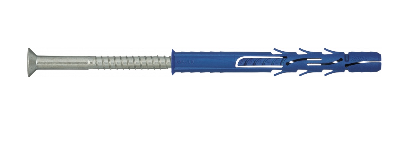 Broche en nylon avec vis RawlPlug R-FF1-N-08L080; 7,8x80 mm; 5,8x87 mm; T30; 50 unités