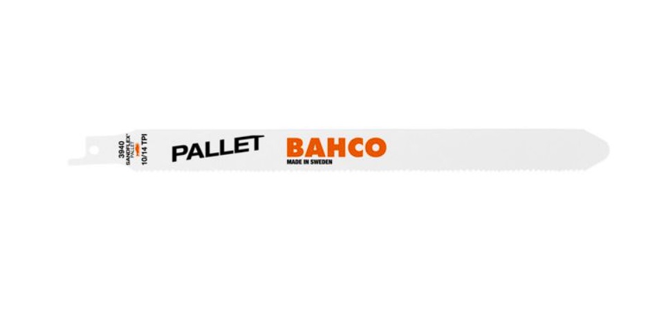 Sabre lame de scie Bahco 3940-228-10/14-PR09-100P; 228 mm; 10/14 TPI; 100 unités