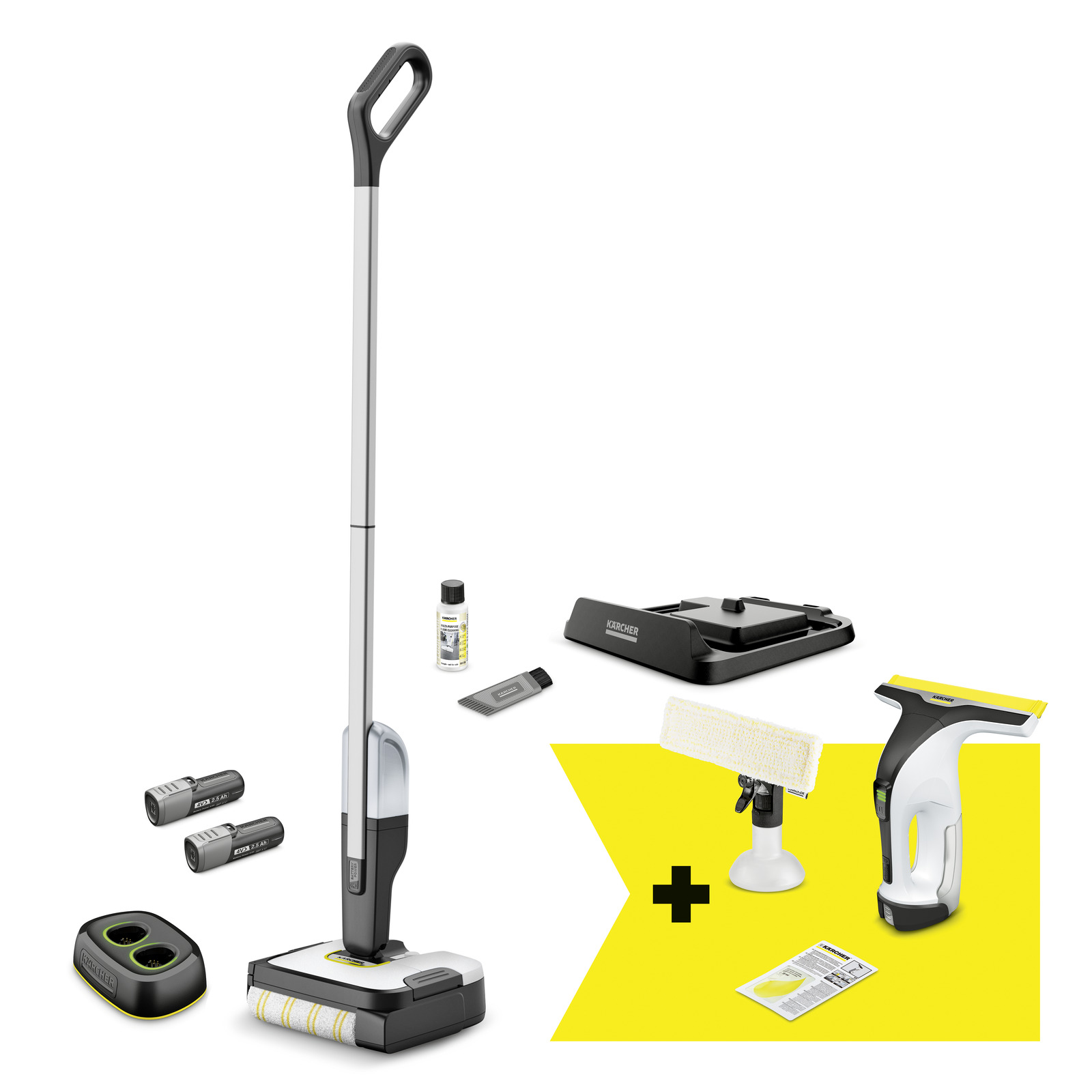 Nettoyeur haute pression pour planchers Karcher FC 2-4 + WV 4-4 SET