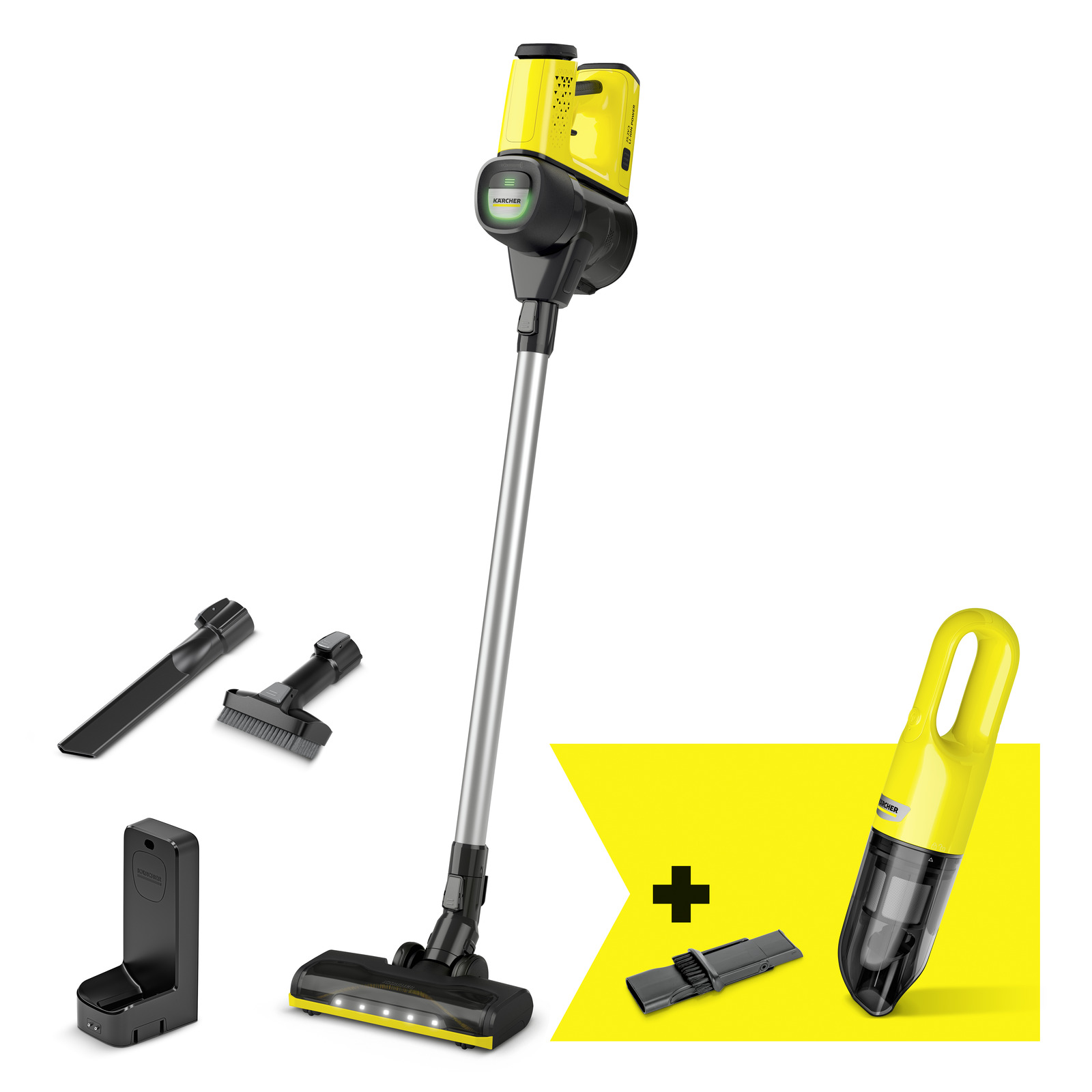 Aspirateur sans fil Karcher VC6 + CVH2; 25,2 V; 1x2,5 Ah accu.