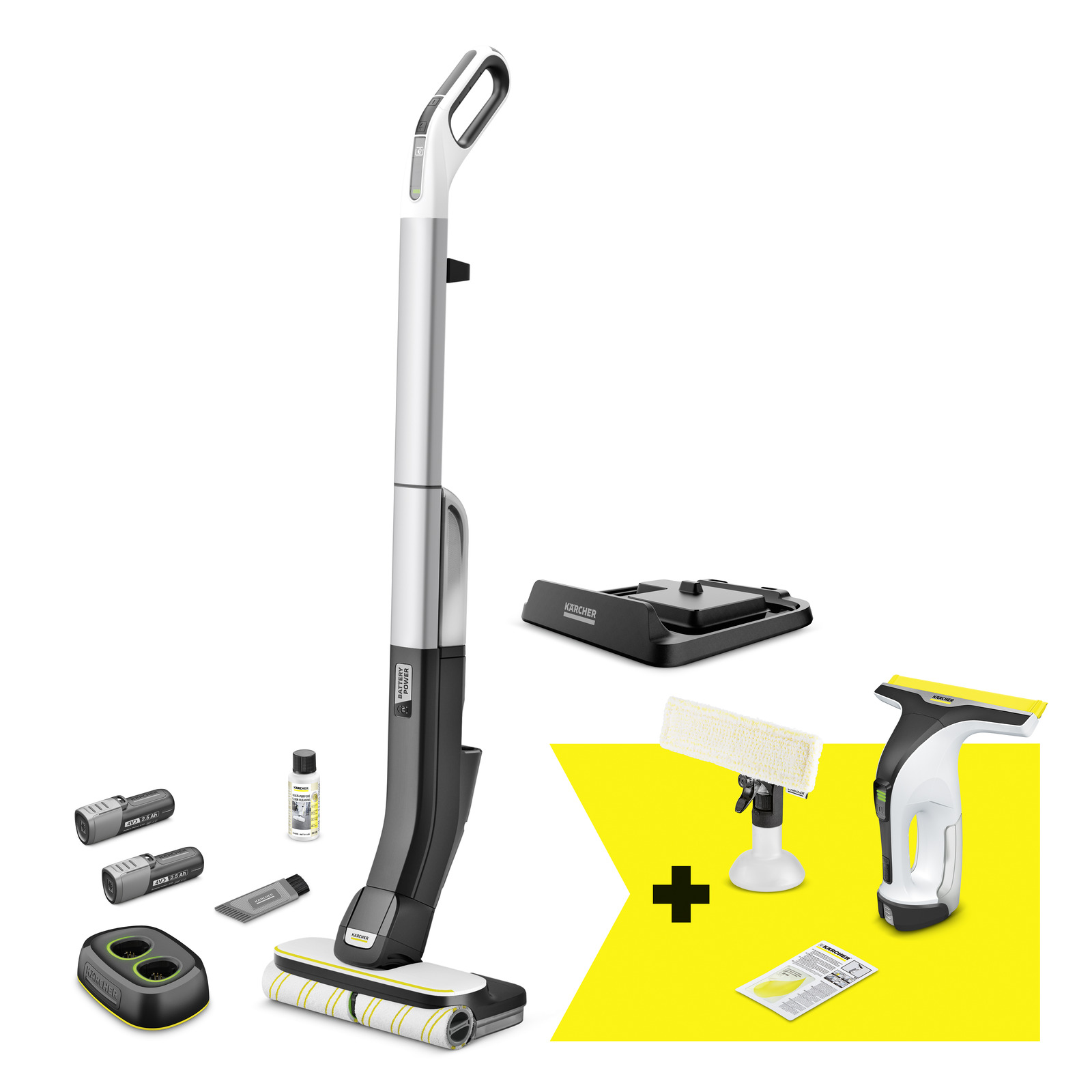 Nettoyeur haute pression pour planchers Karcher FC 4-4 + WV 4-4 SET