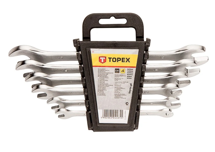 Jeu de clés Topex 35D655; 6-17 mm; 6 unités