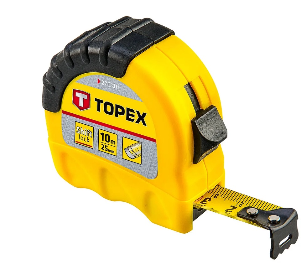 Mètre ruban Topex 27C310; 25 mm; 10 m